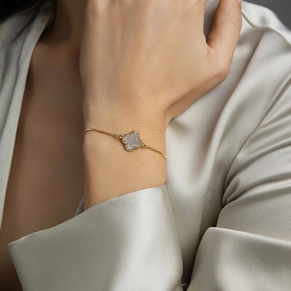 Celine Clover Bracelet – LavenderSkyline