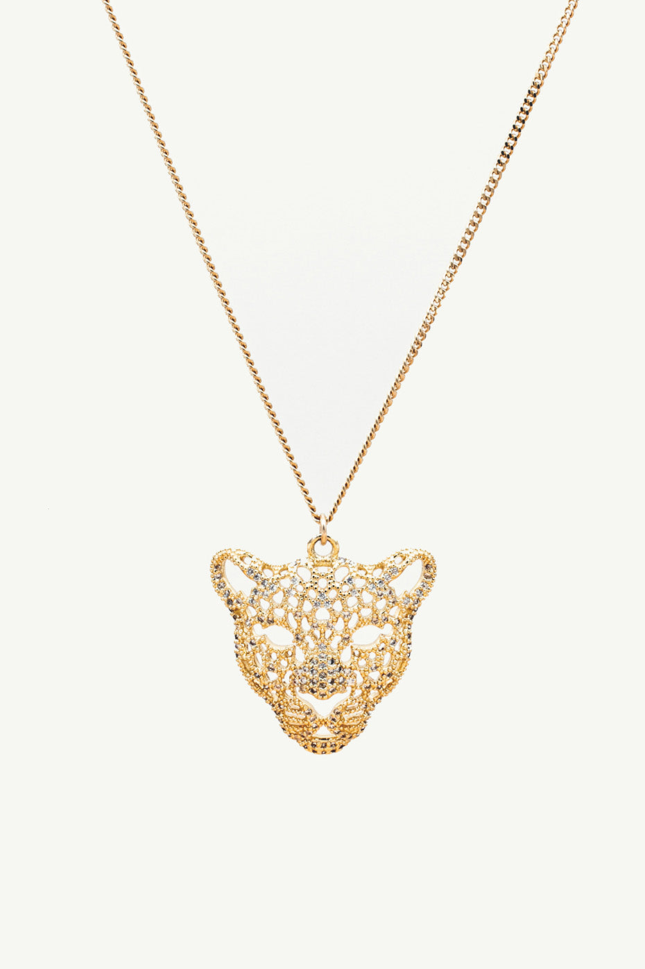 Load image into Gallery viewer, Gold Jaguar necklace 

