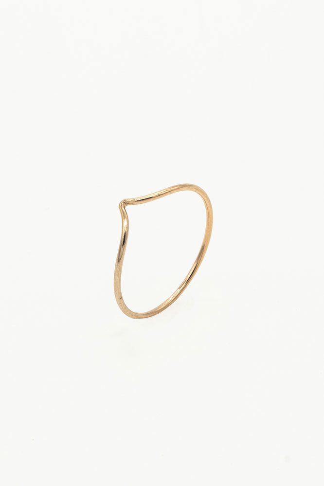 Load image into Gallery viewer, Gia Minimalist Wave Stacking Ring
