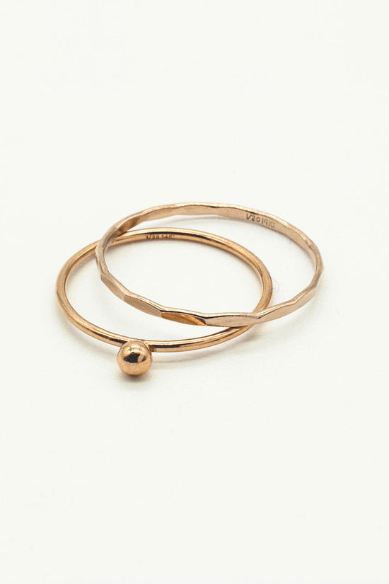 Load image into Gallery viewer, Gia Minimalist Dot Stacking Ring
