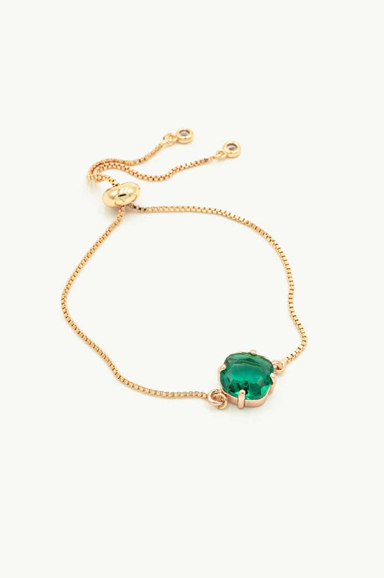 Esmeralda Minimalist Emerald Bracelet