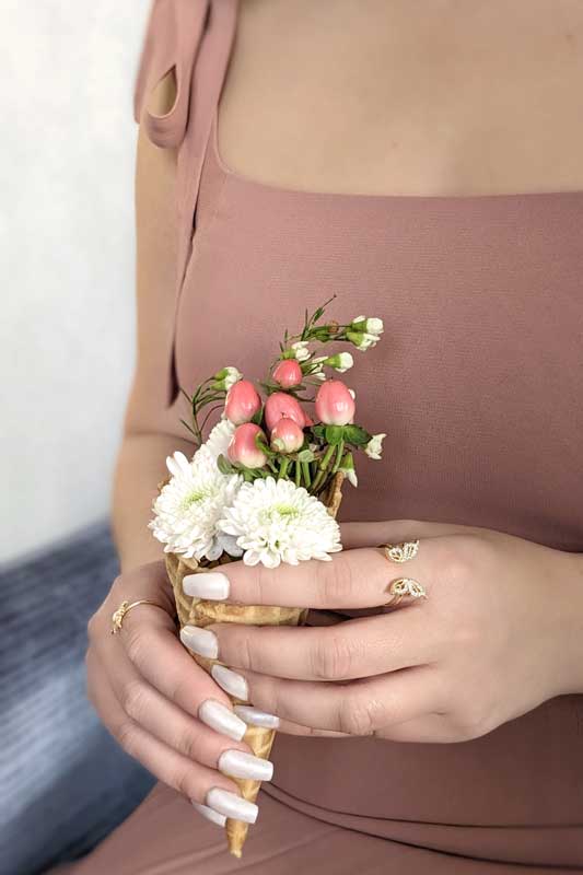 
                  
                    model wearing butterfly ring
                  
                