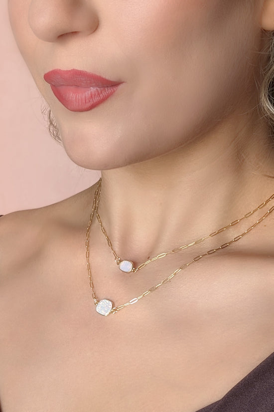 minimalist gold and opal jewelry for everyday 