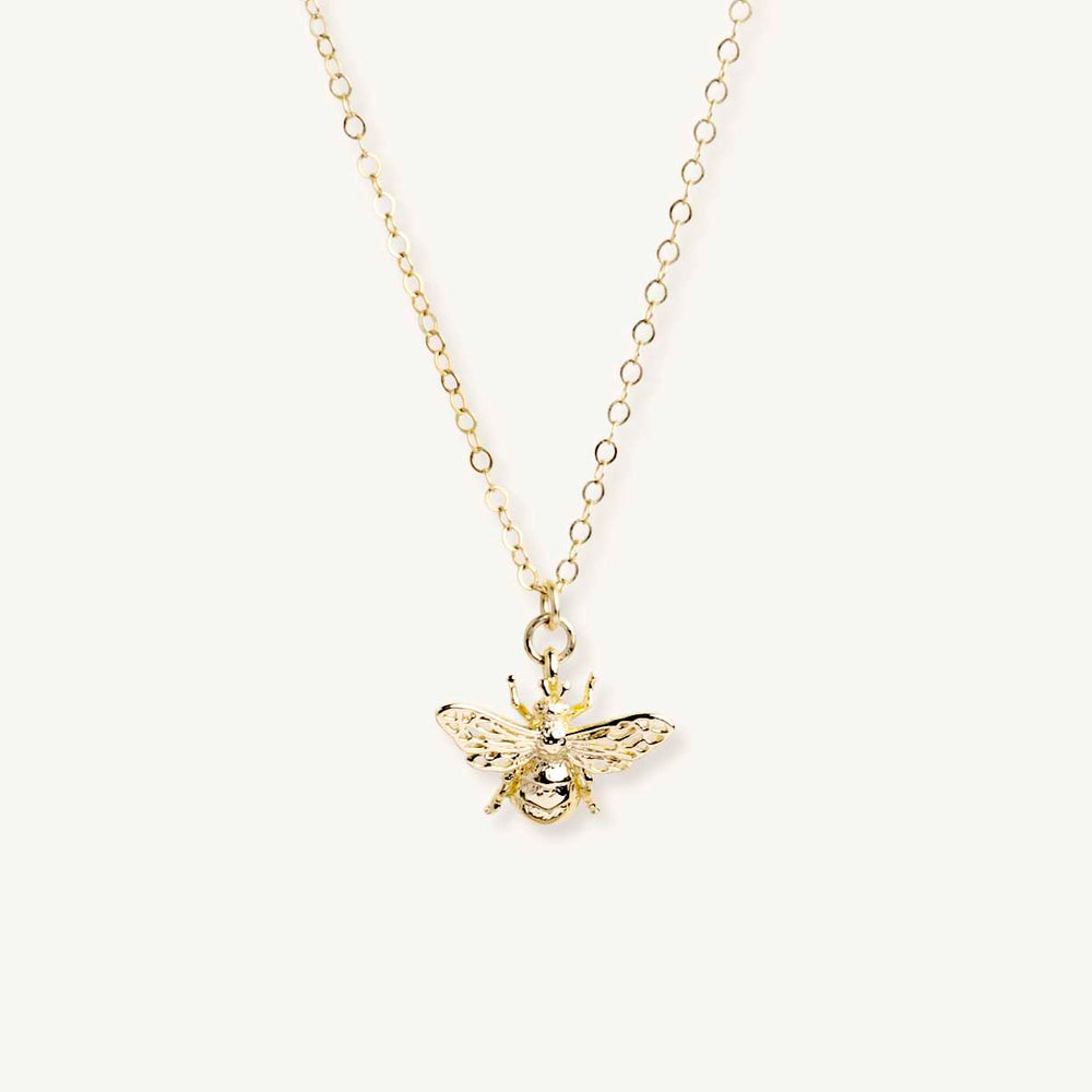 
                  
                    Gold bee dainty necklace
                  
                