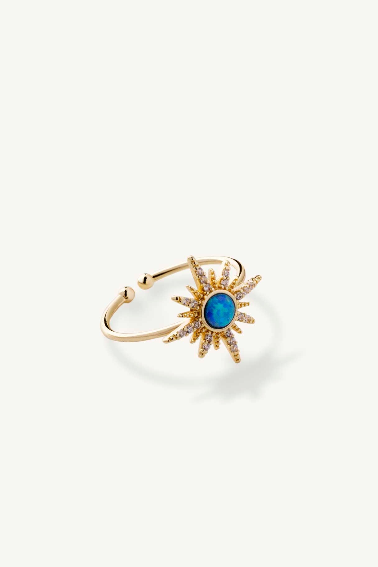 Stella Opal Sunburst Ring